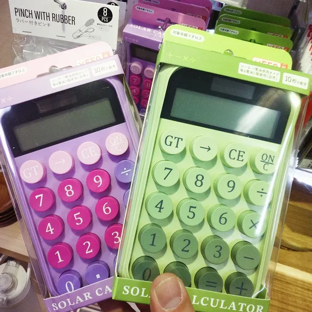 100円ミニ電卓