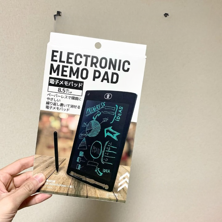 電子メモパッド セリア商品