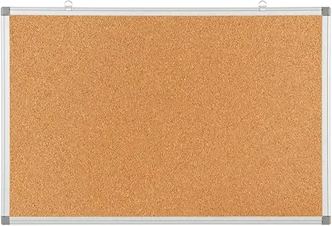 BIBOC Cork Bulletin Board, W47.2 x H35.4 inches