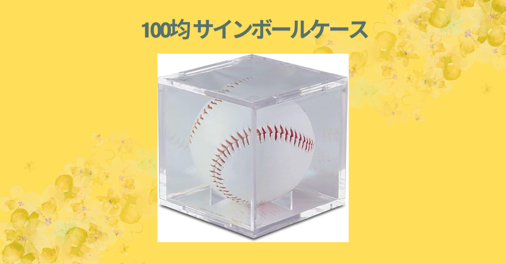 100均 サインボールケース